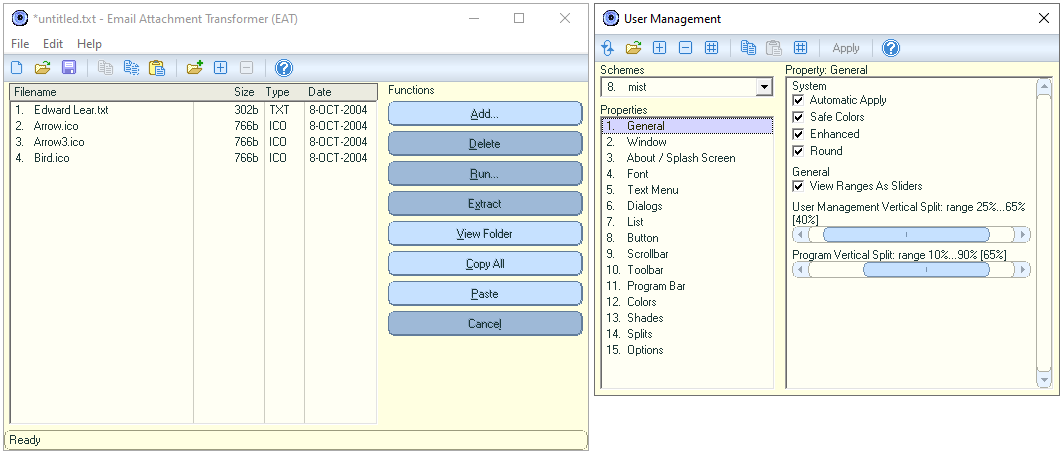 Email Attachment Transformer was the only program ever made using our 2nd code foundation