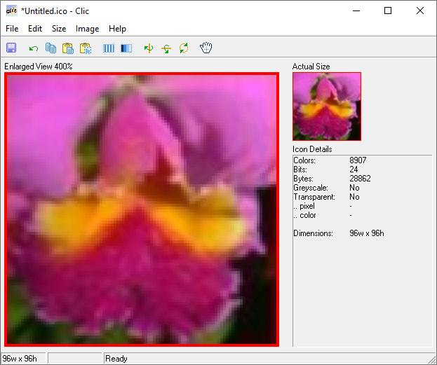 Example high-color icon