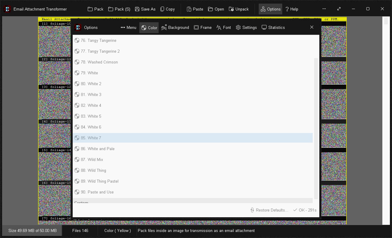 Select a different color scheme