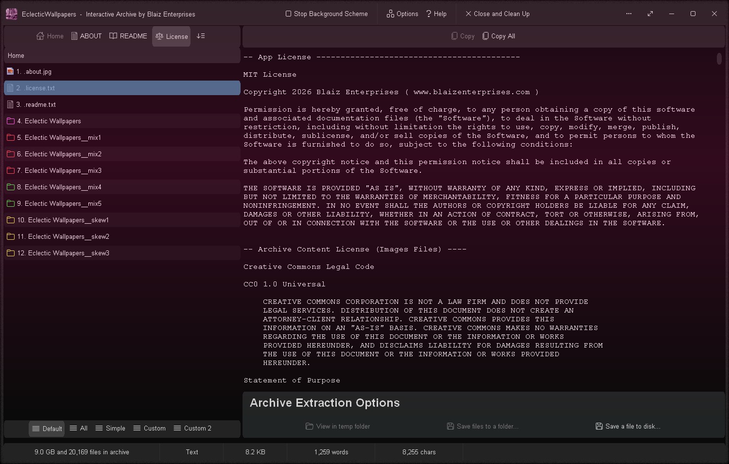App and Archive content licenses
Click to view image full size in a new tab