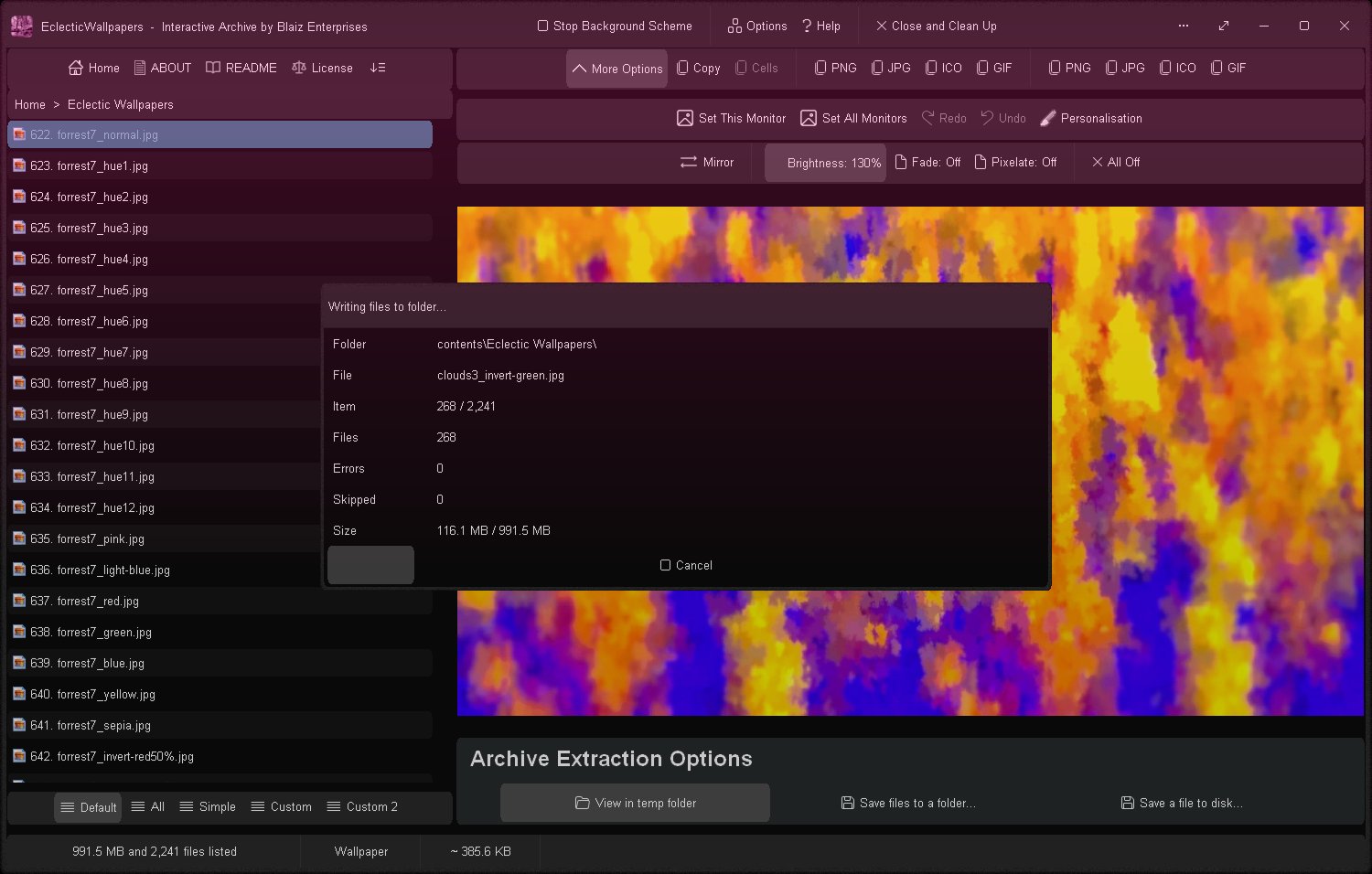 Extracting files to temp folder
Click to view image full size in a new tab